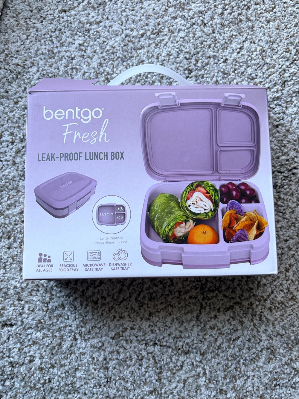 Bentgo Fresh Leak-Proof Lunch Box - Light Purple